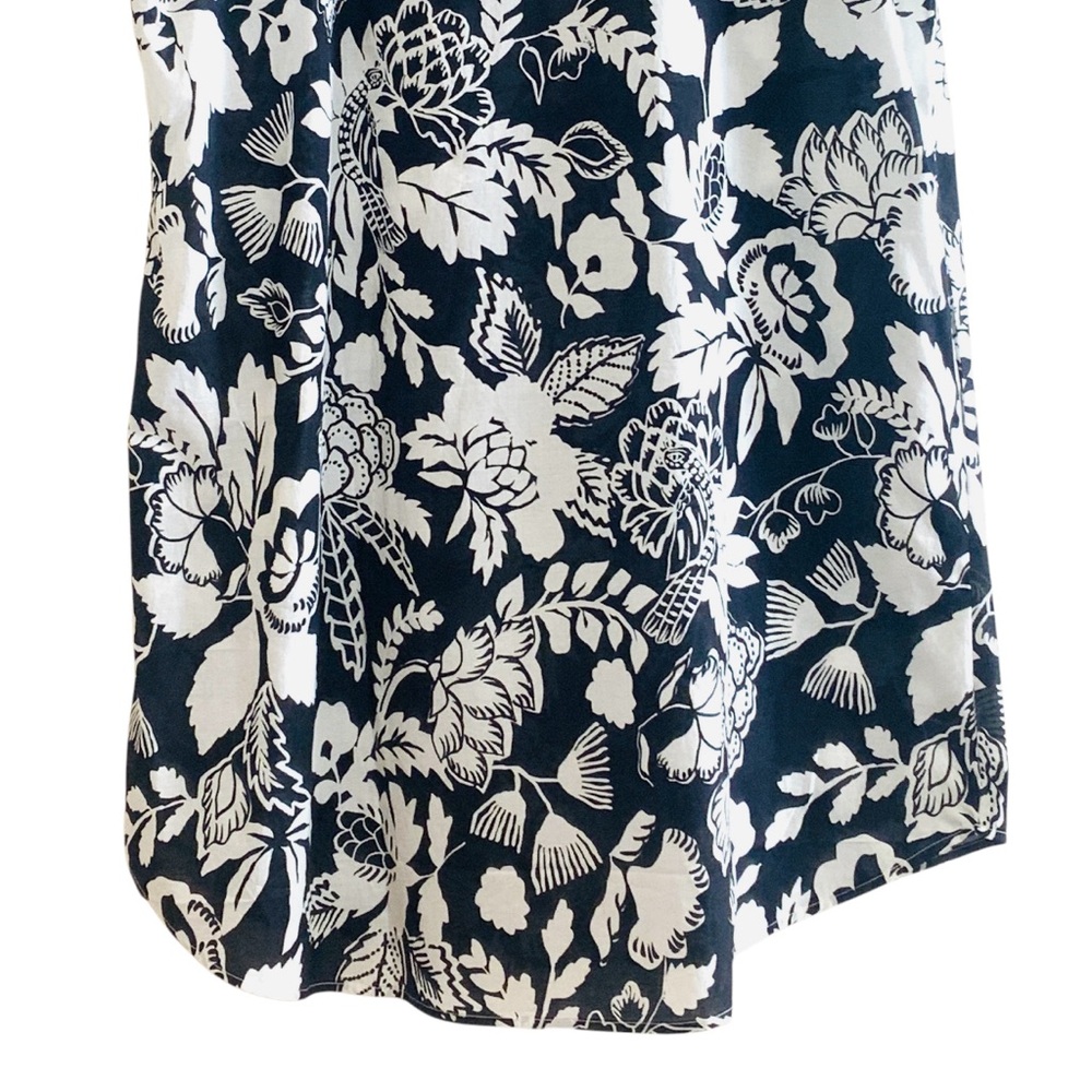 ArTeSÄNDs Amadeus Cantata Forte Black White Print Cotton Dress Size 12-14 NWT - Picture 4 of 15